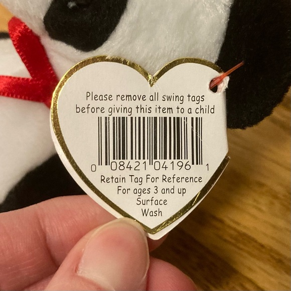 ⭐️ Vintage 1998 Fortune The Panda Bear Ty Beanie Baby - Picture 8 of 13